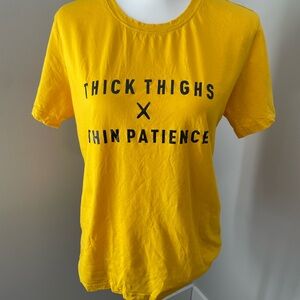 Yellow Graphic Tee